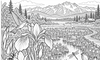 Wild Alaska: An Adult Coloring Journey - Digital Download